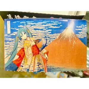 Katsushika Hokusai x Hatsune Miku Mini Scene Acrylic Stand